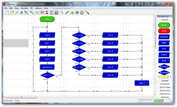 Logicator for PIC and PICAXE screenshot