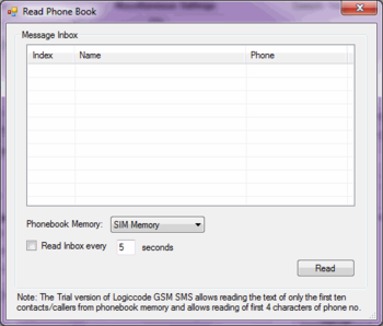 Logiccode GSM SMS ActiveX DLL screenshot 4