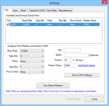 Logiccode GSM SMS Client screenshot 11