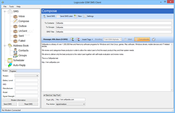 Logiccode GSM SMS Client screenshot 4