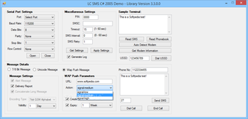 Logiccode GSM SMS.Net Library screenshot