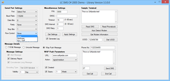 Logiccode GSM SMS.Net Library screenshot 2