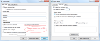 LoginHelper screenshot