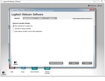 Logitech Webcam Software for Windows 10 screenshot