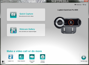 Logitech Webcam Software screenshot