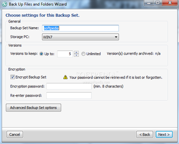 LogMeIn Backup screenshot 2