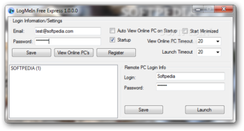 LogMeIn Free Express screenshot