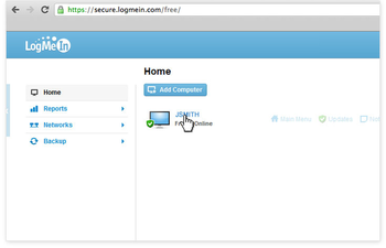 LogMeIn screenshot