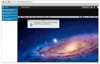 LogMeIn screenshot 2