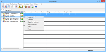 LogMeister screenshot