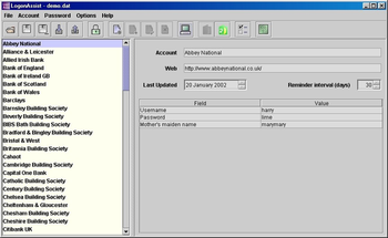 LogonAssist screenshot 2