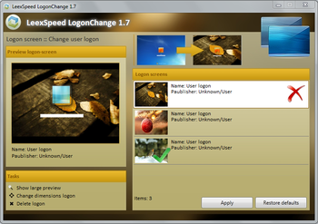 LogonChange screenshot 4