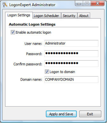 LogonExpert screenshot 2