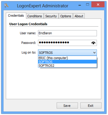 LogonExpert screenshot