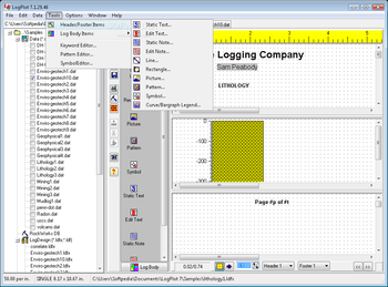 LogPlot screenshot 2