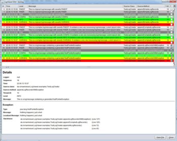 LogViewer screenshot 2