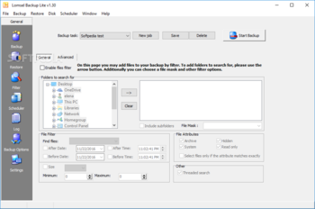 Lomsel Backup Lite screenshot 4