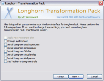 Longhorn Transformation Pack screenshot 3