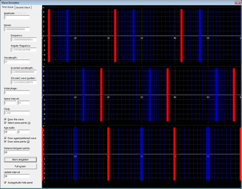 Longitudinal Wave Simulator screenshot