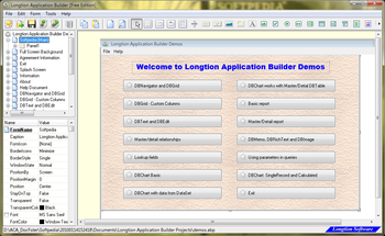 Longtion Application Builder Free Edition screenshot