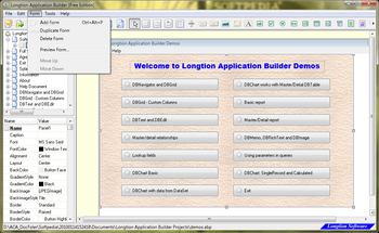 Longtion Application Builder Free Edition screenshot 4