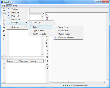 Look RS232 screenshot 2