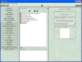 Lord of User Interface screenshot