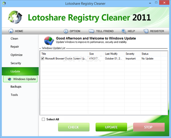 Lotoshare Registry Cleaner screenshot 20