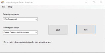 Lottery Analyzer Expert American screenshot