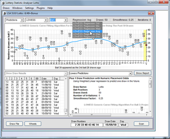 Lottery Statistic Analyser screenshot 2