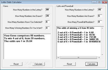 Lotto Calculator screenshot 3