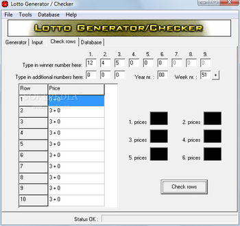 Lotto Generator / Checker screenshot 2