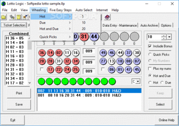 Lotto Logic Professional screenshot 5