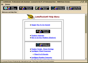 LottoRocket screenshot