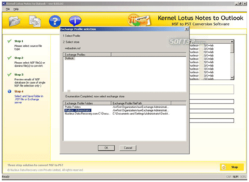 Lotus Domino to Exchange screenshot 2