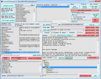 Lotus Notes Profiler screenshot