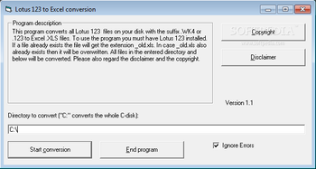 Lotus to Microsoft Mass Conversion screenshot