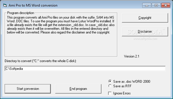 Lotus to Microsoft Mass Conversion screenshot 2