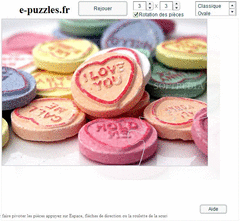 Love Hearts Puzzle screenshot