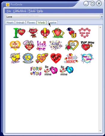Love Smiley Collection for PostSmile screenshot 2