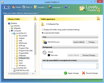 Lovely Folders screenshot