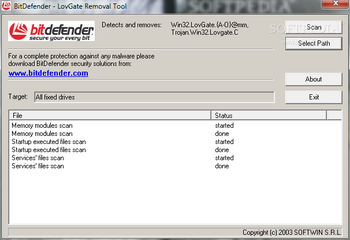LovGate Removal Tool screenshot