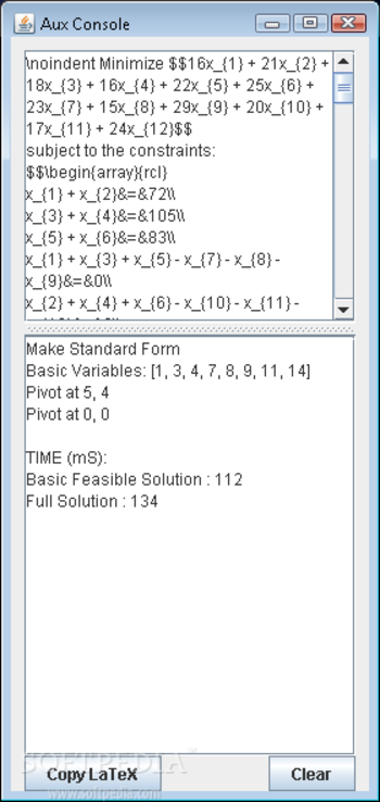 LP Solver screenshot 5