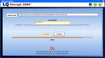 LQ Encrypt 2009 screenshot