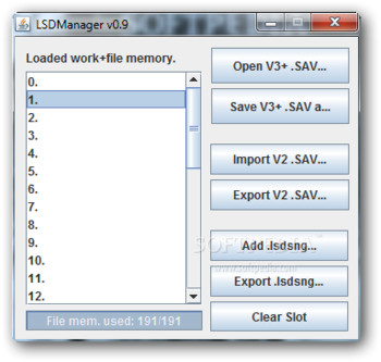 LSDManager screenshot