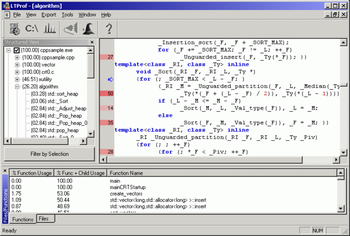 LTProf screenshot 2