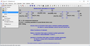 LTspice screenshot 2