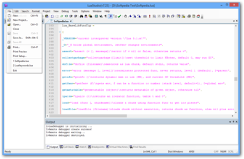 LuaStudio screenshot 2