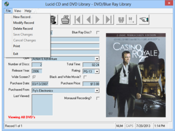 Lucid CD and DVD Library screenshot 6