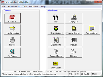 Lucid Help Desk screenshot